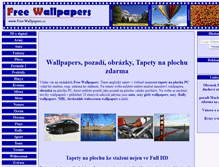 Tablet Screenshot of free-wallpapers.cz